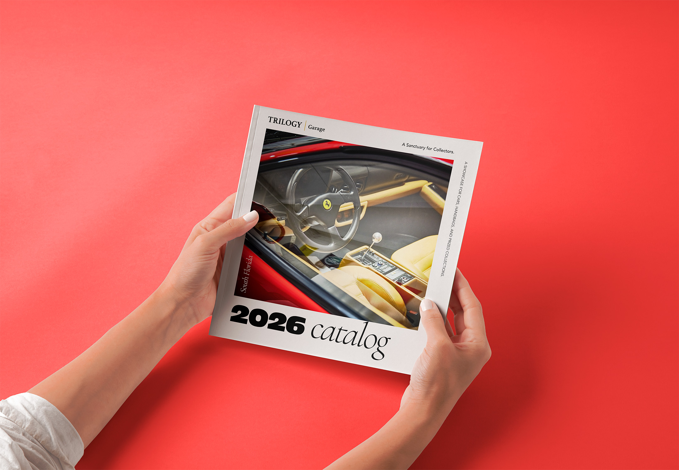 Trilogy Garage printed catalog cover