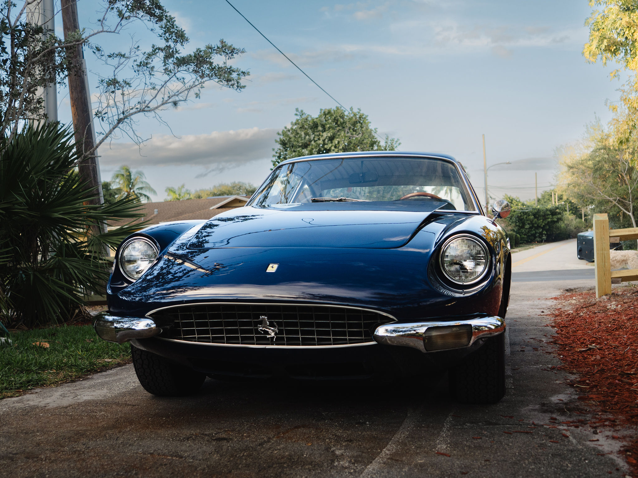 1969 Ferrari 365 GT 2+2 finished in Blu Caracalla over Beige