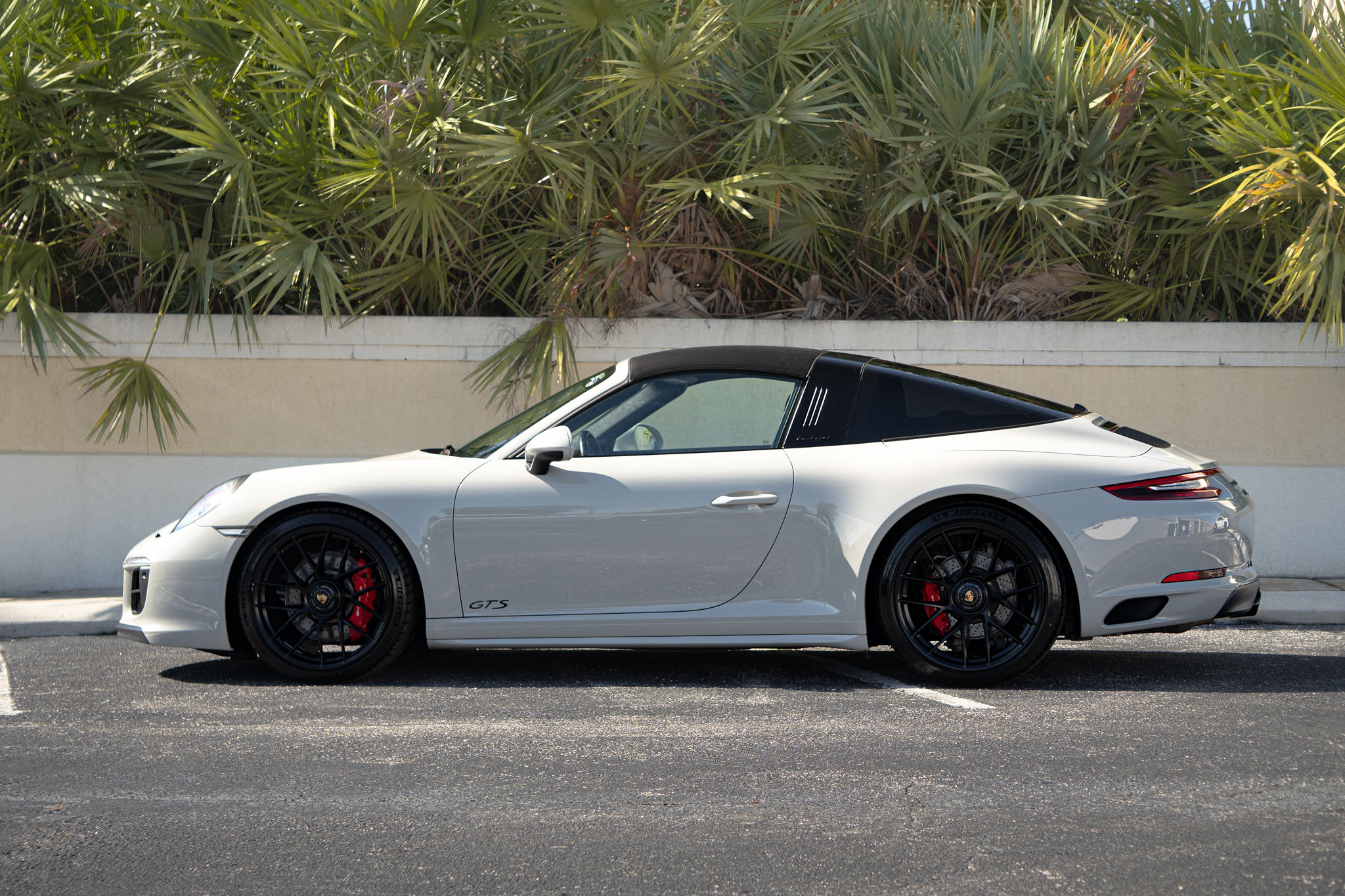 2017 Porsche 911 Targa 4 GTS finished in Paint to Sample Fashion Grey over GTS Alcantara