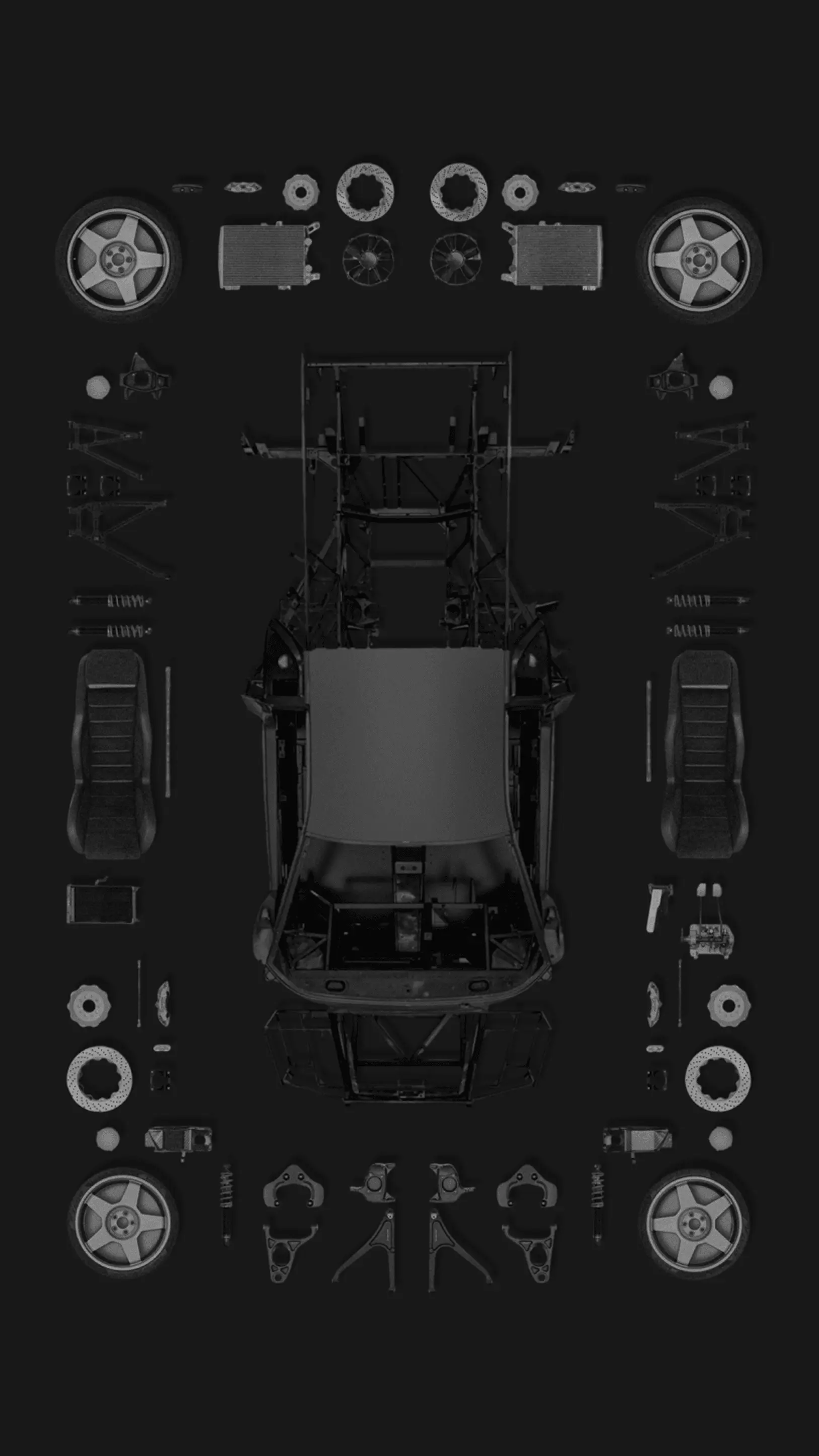 Eccentrica parts and material detail