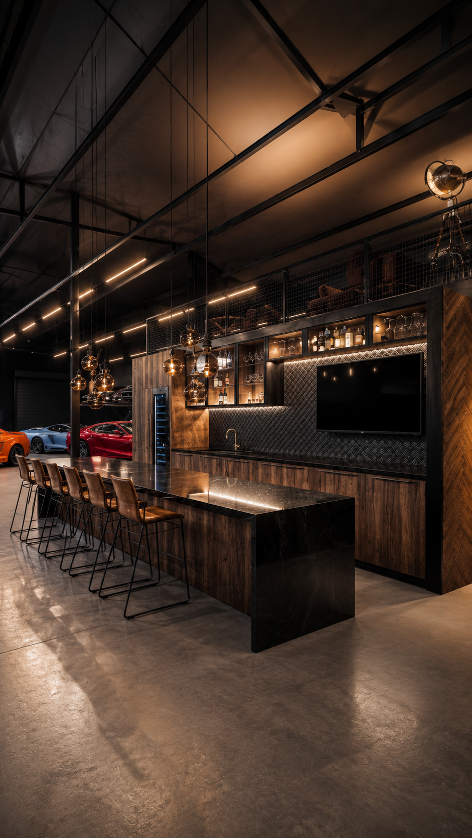 Trilogy Garage member gathering and collector lounge atmosphere